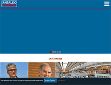 Tablet Screenshot of ansaldoenergia.com